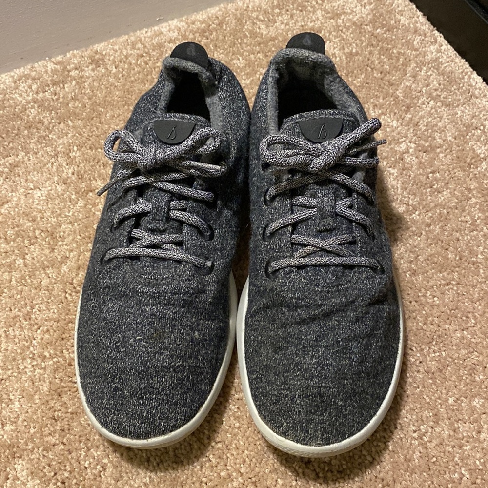 Grey Allbirds Treerunners Men’s size 10.5